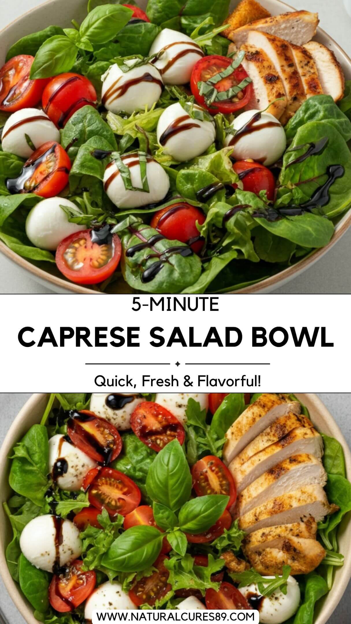 This Caprese Salad Bowl is loaded with fresh veggies, creamy cheese, and healthy fats, making it a balanced meal for weight loss, meal prep, and clean eating. Whether you’re following a Mediterranean diet, keto, or vegetarian lifestyle, this dish is a must-try! 