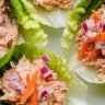 Easy Tuna Salad Lettuce Wraps